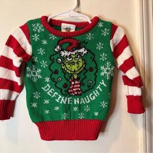 The Grinch Define Naughty Sweater